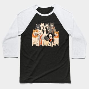 Japanese Dogs: For Dog Lovers Baseball T-Shirt